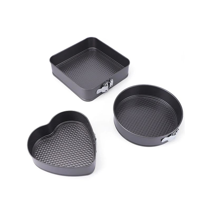 GENERICO - Molde Torta Desmontable Set 3 Pieza N°24/26/28 Cms