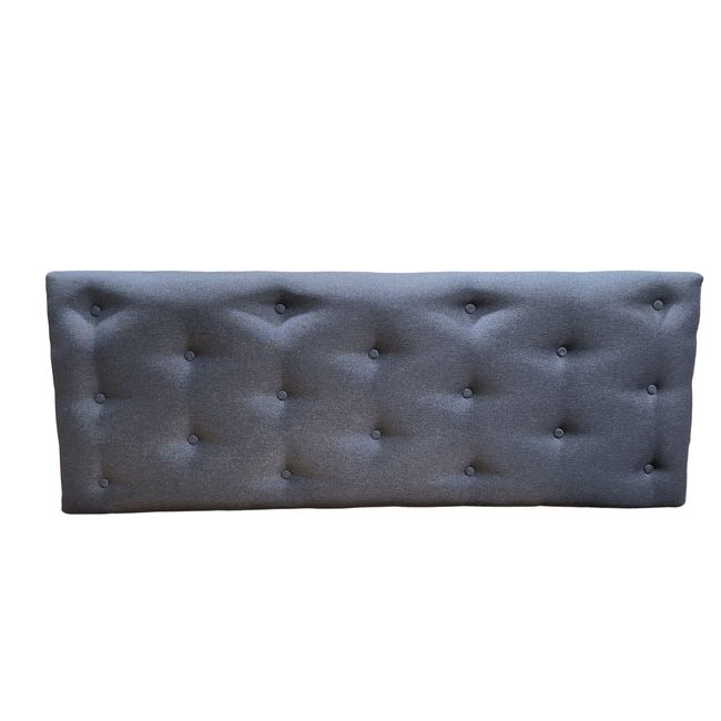 GENERICO - Respaldo 2 Plazas Gris Lino Muebles Rimar