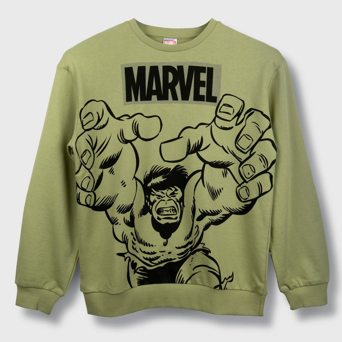 MARVEL - Poleron Cerrado Niño Hulk Avengers Verde Marvel