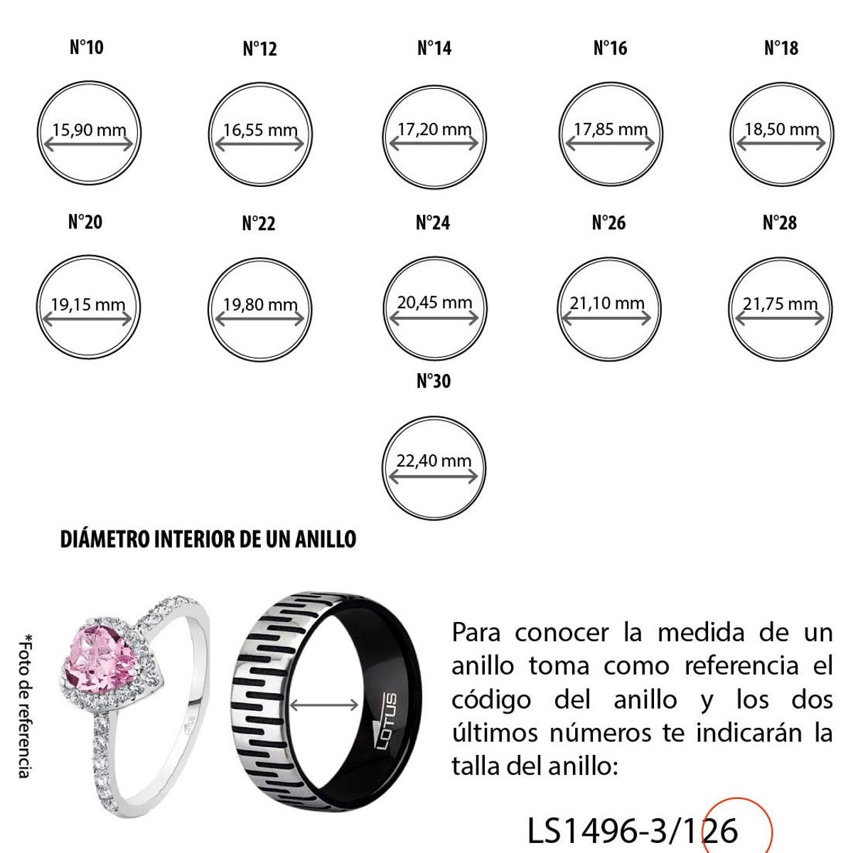 LOTUS SILVER - Anillo LP3508-3/118 Lotus Silver Mujer Pure Essential