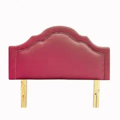 GENERICO - Respaldo Reina 1 1/2 Palo Rosa Felpa Muebles Rimar