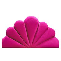 Respaldo Coral 1 1/2 Fucsia Felpa Muebles Rimar