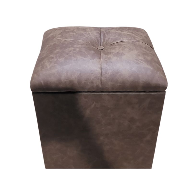 GENERICO - Pouf Baul Miel Eco Cuero 40x33x50 Rimar
