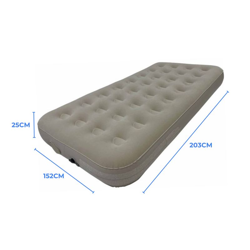 IGPRO - Colchon Inflable 2 Plazas Con Bomba Electrica Recargable Incorporada