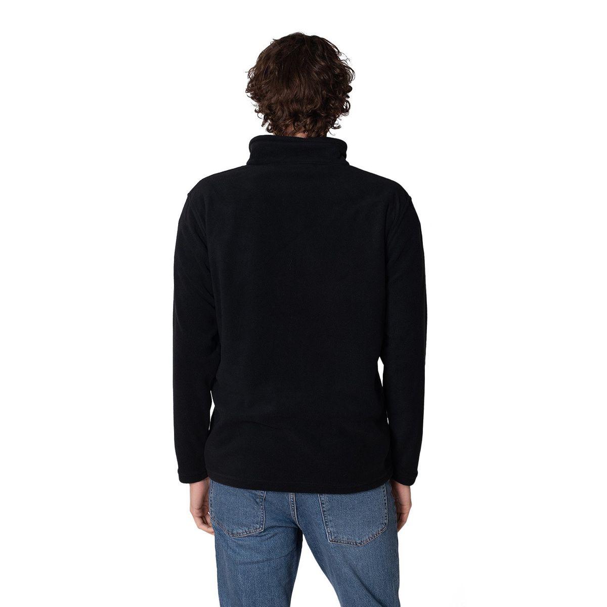 INDUSBORD - Chaqueta Micropolar Pullover Hombre Con Cierres Sbs® Sustentable.-