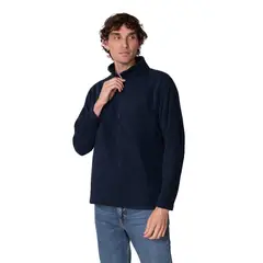 INDUSBORD - Chaqueta Micropolar Pullover Hombre Con Cierres Sbs® Sustentable.-