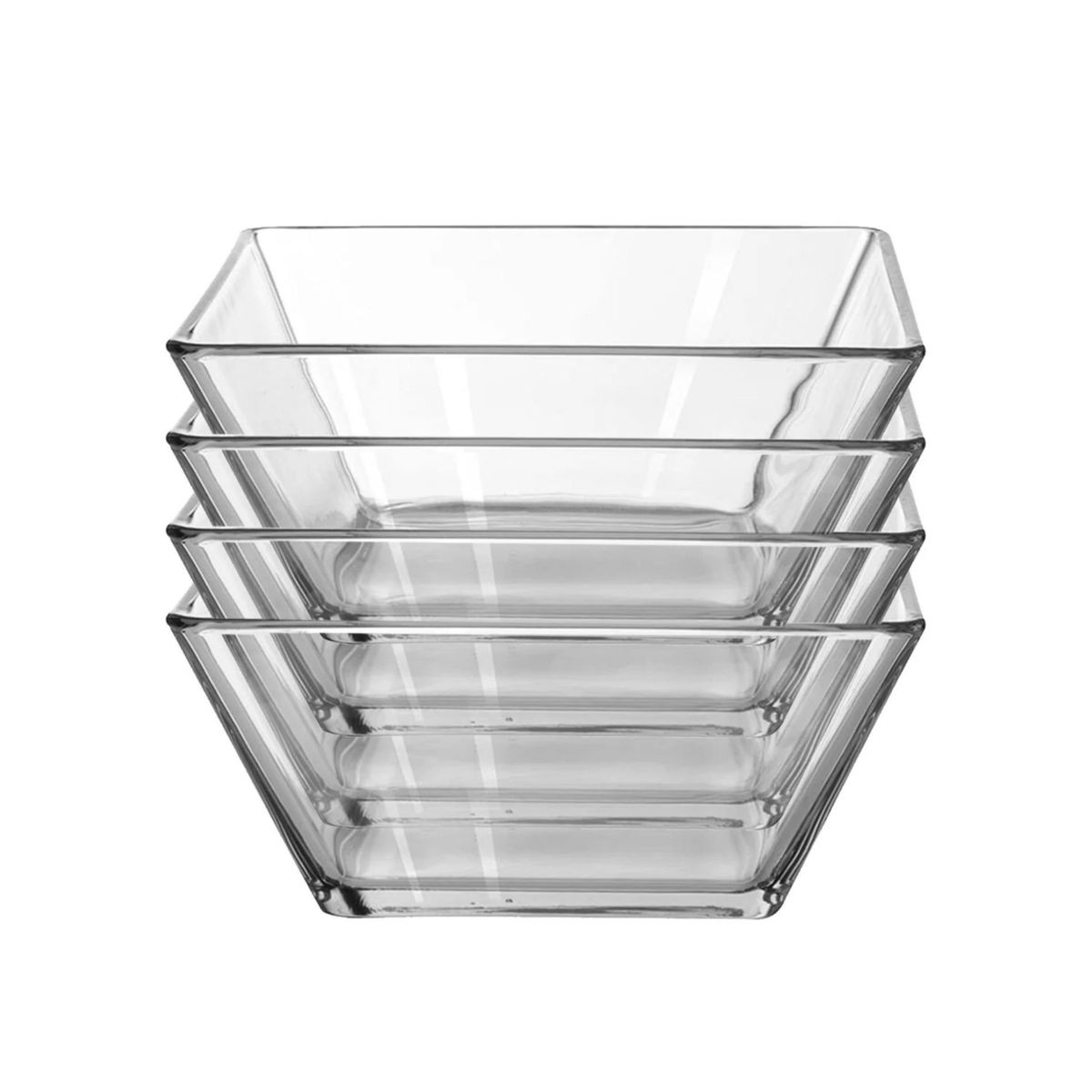 LIBBEY - Bowl De Vidrio Ensaladera Pequeña Tempo X6