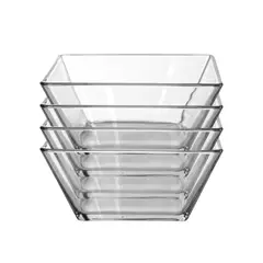 LIBBEY - Bowl De Vidrio Ensaladera Pequeña Tempo X6
