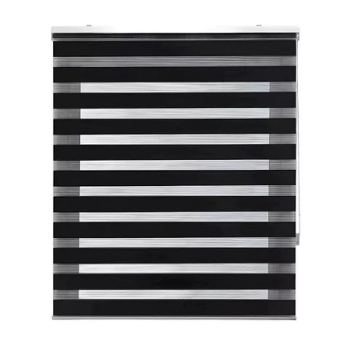 GENERICO - CORTINA ROLLER DUO DIA Y NOCHE COLOR NEGRO 60X200CM