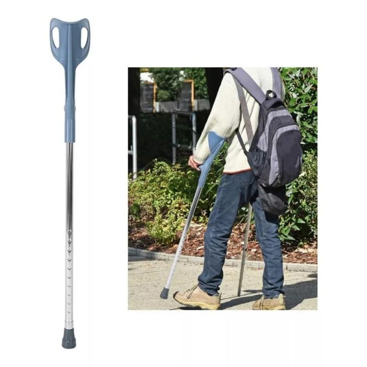 GENERICO - Muleta Canadienses Bastón  Regulable En Altura