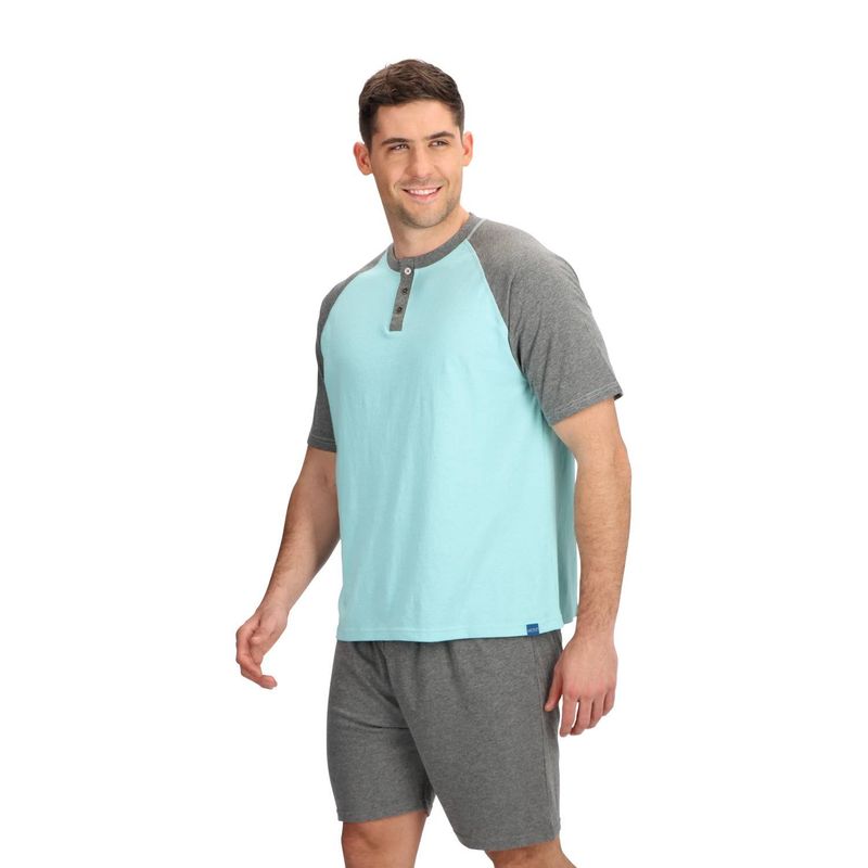 MOTA - Pijama Corto Algodón Gris Mota