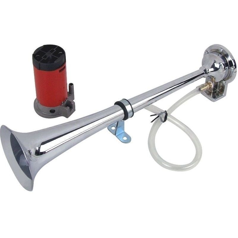 GENERICO - Bocina Electrica Trompeta Aire Comprimido Universal Auto 12v