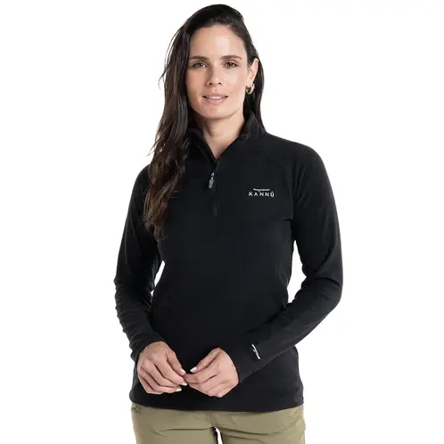 KANNU - Polar Termico Mujer Valle De La Luna Half Zipper