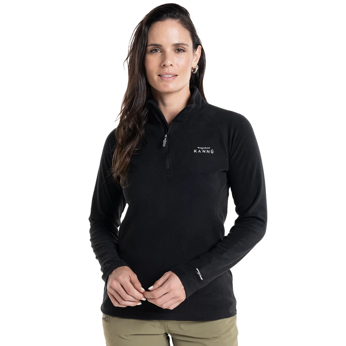 KANNU - Polar Termico Mujer Valle De La Luna Half Zipper KANNU