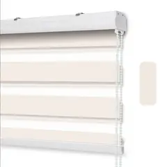 GENERICO - Roller Duo con Cenefa 150 x 200 - Cortina Beige