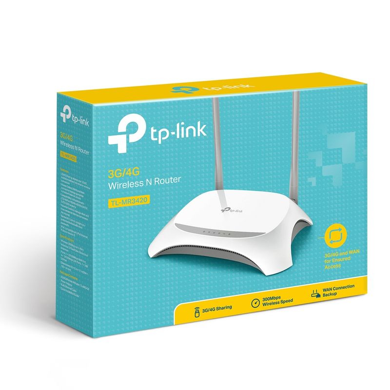TP LINK - Repetidor Router Wifi 3G4G TL-MR3420