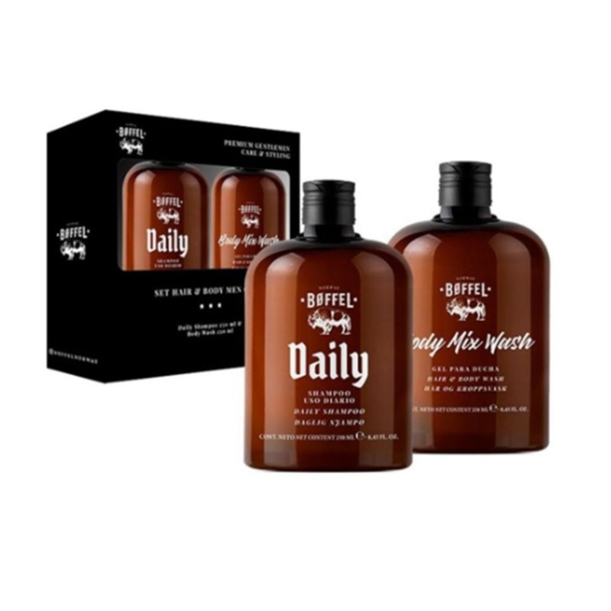 BOFFEL - Combo Champú Uso Diario & Gel Para Ducha Boffel® Norway