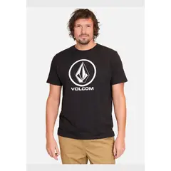 VOLCOM - Polera Manga Corta Rip Tide Negro Hombre