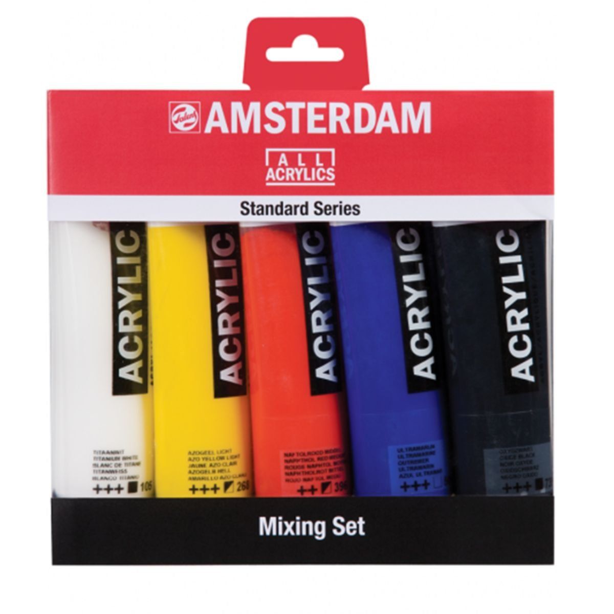 AMSTERDAM - Acrílico Amsterdam Pack 5 Colores 120ml Mezcla