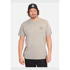 VOLCOM - Polera Manga Corta Spiraling Verde Hombre