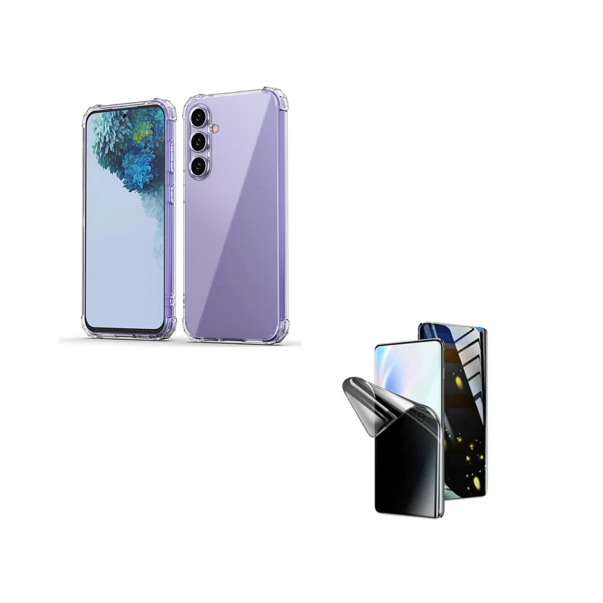 JOIGO - Carcasa Trans Lamina Hidrogel Antiespia Para Samsung S23 Fe