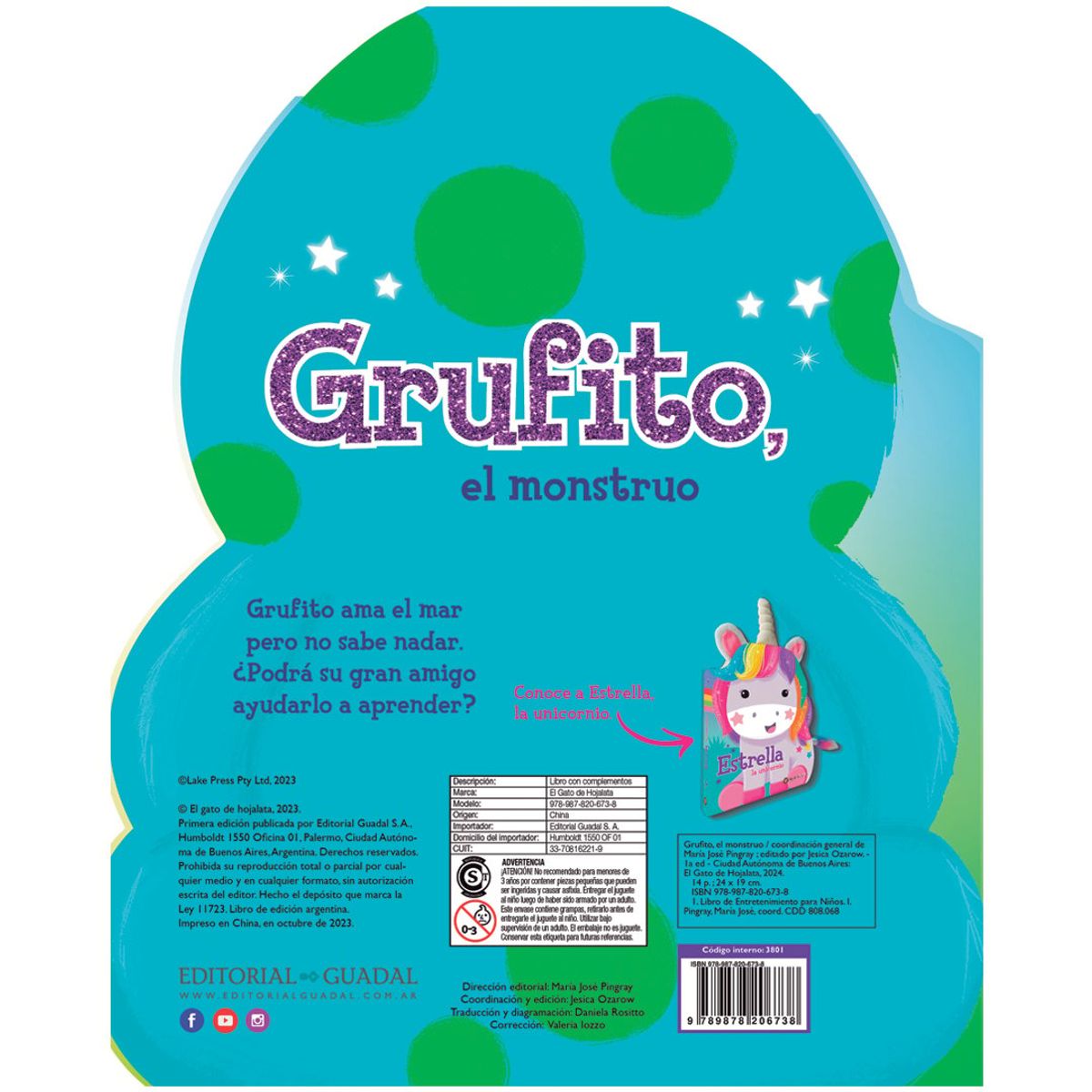EDITORIAL GUADAL - LIBRO Grufito, El Monstruo