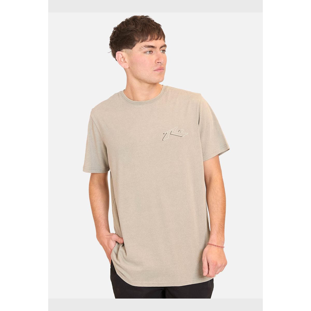 RUSTY - Polera Manga Corta Rusty 90S Tee Verde Hombre Rusty