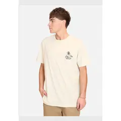 RUSTY - Polera Manga Corta Bruxarias Beige Hombre