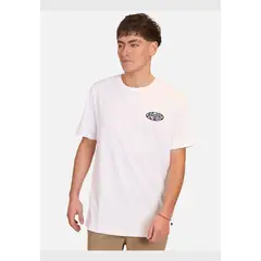 RUSTY - Polera Manga Corta World Tour Blanco Hombre