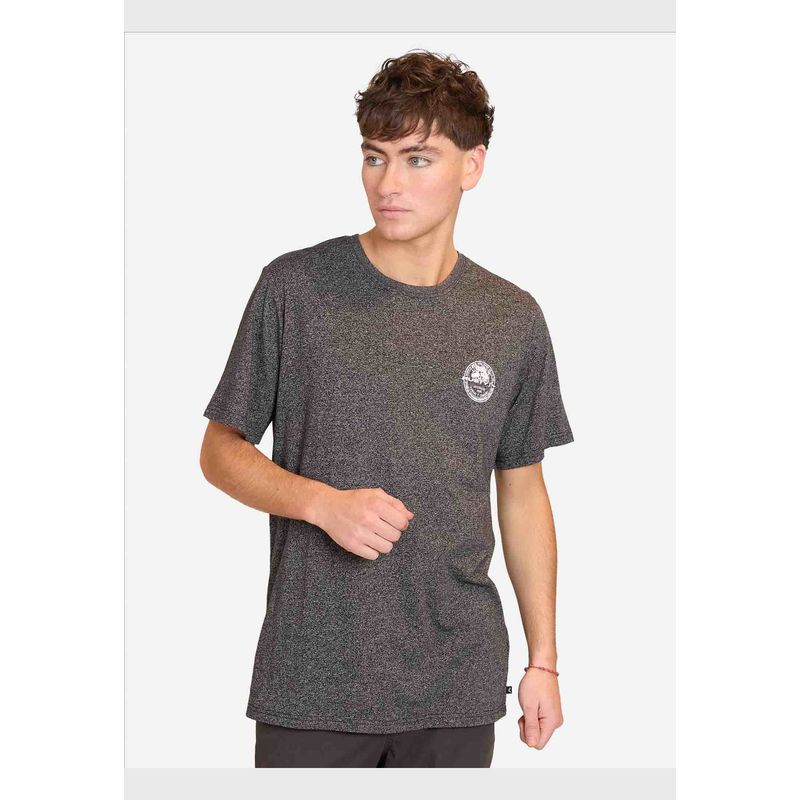RUSTY - Polera Manga Corta Rsty Australia Negro Hombre Rusty