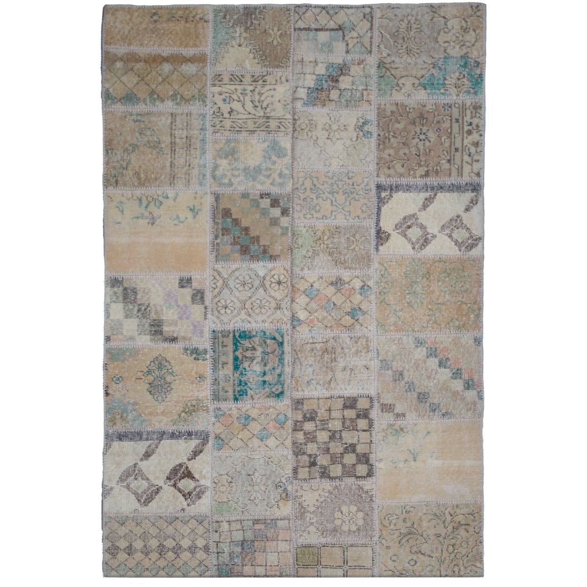 RUGS CL - Alfombra Rugscl Patchwork Gris133x198 6944AT