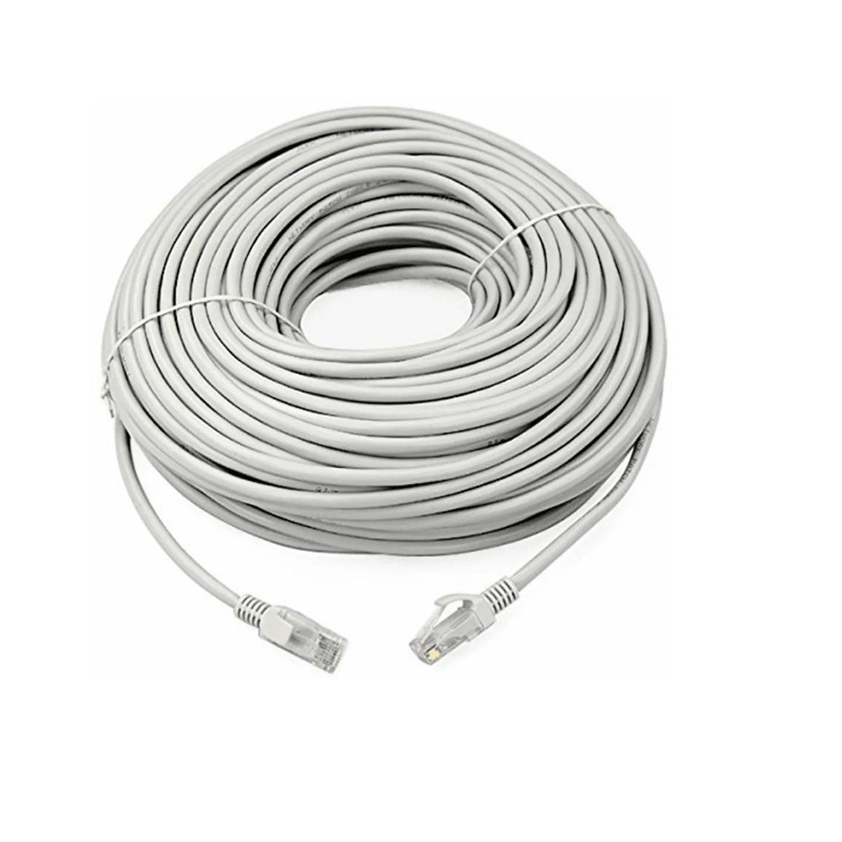 GENERICO - Cable Red Cat5 Armado 25 Mts Gris / Cable de internet