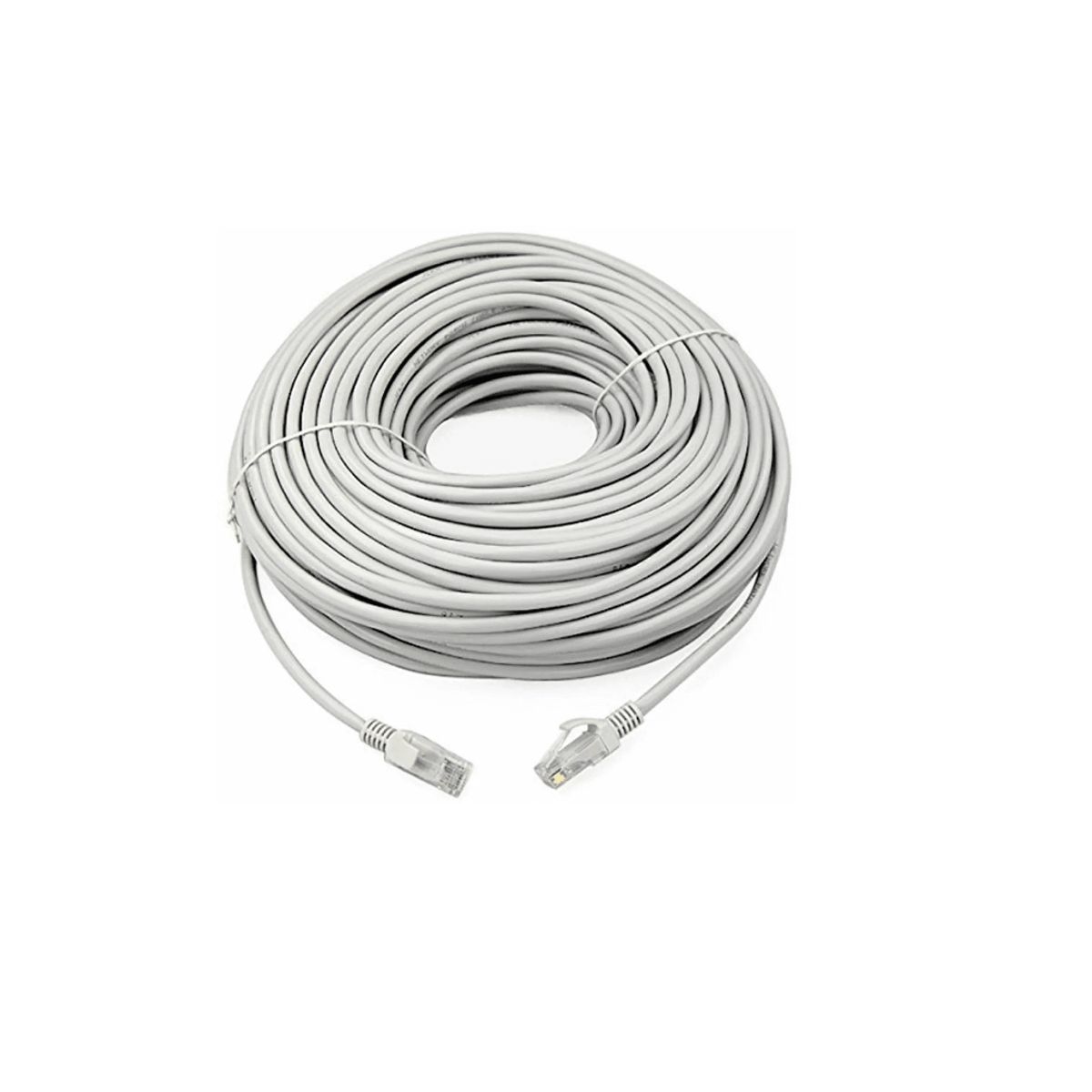 GENERICO - Cable Red Cat5 Armado 25 Mts Gris / Cable de internet