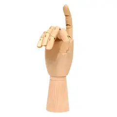 ARTIDIX - Maniquí Mano Madera Articulada 30cms De Dibujo PB-C14