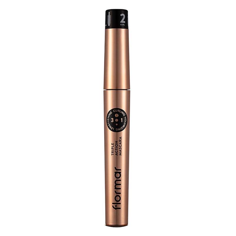 FLORMAR - Máscara De Pestañas Triple Action