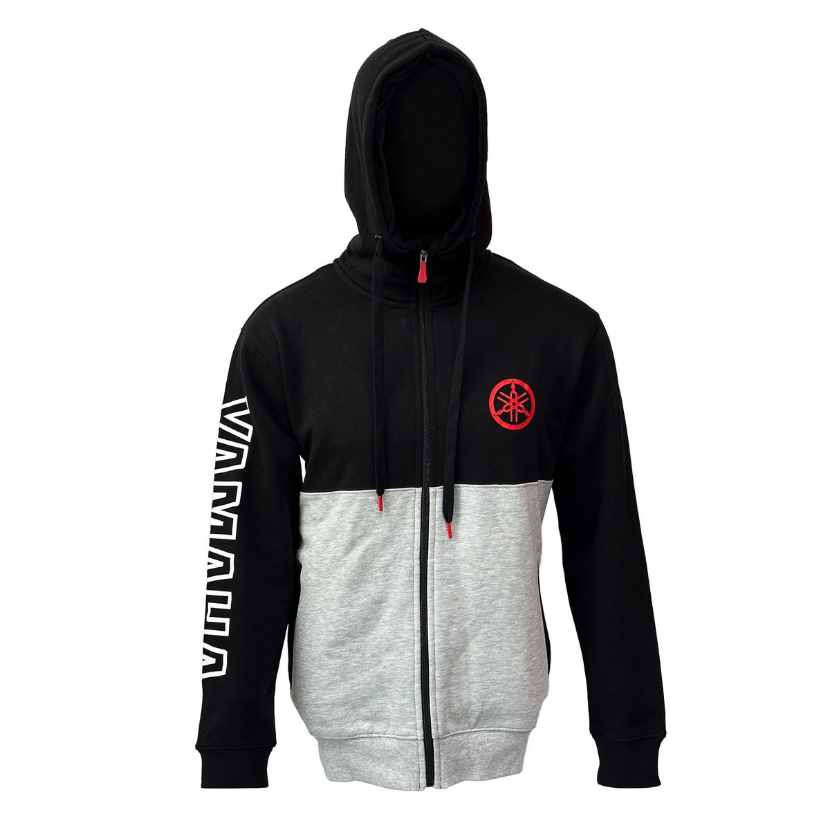 YAMAHA - Polerón De Hombre Manga Larga Hood Negro Gris
