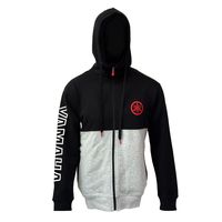 Polerón De Hombre Manga Larga Hood Negro Gris