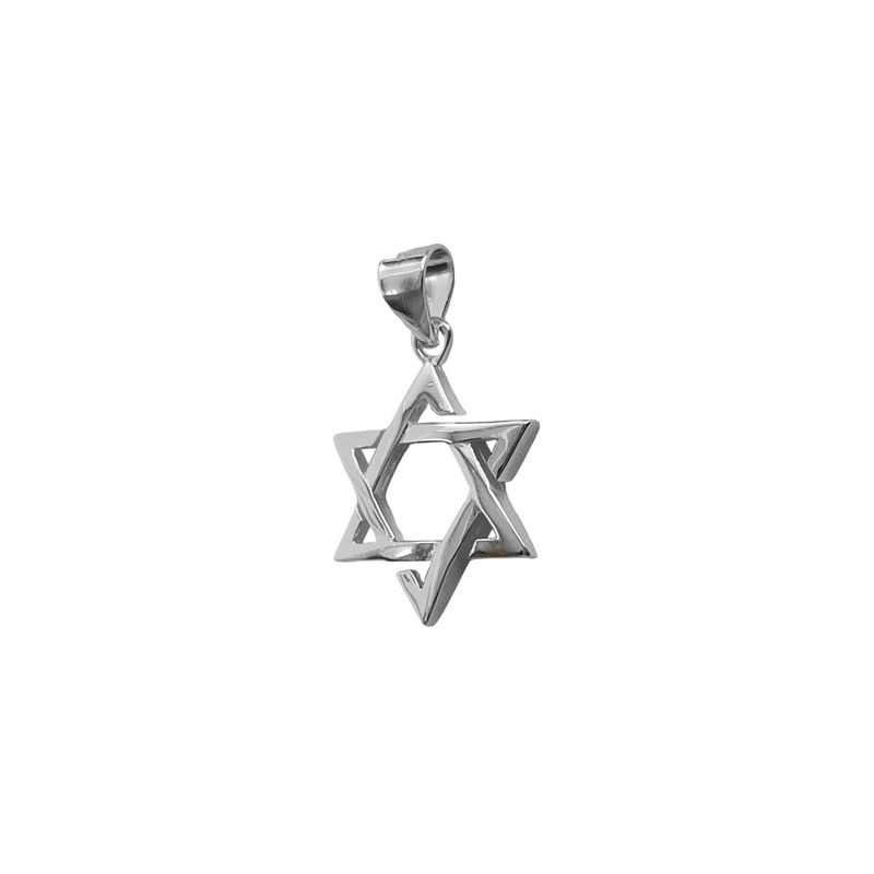 ANDREA COGGIOLA JOYAS - Colgante Estrella De David  16mm Plata Fina 925