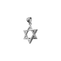 ANDREA COGGIOLA JOYAS - Colgante Estrella De David 16mm Plata Fina 925