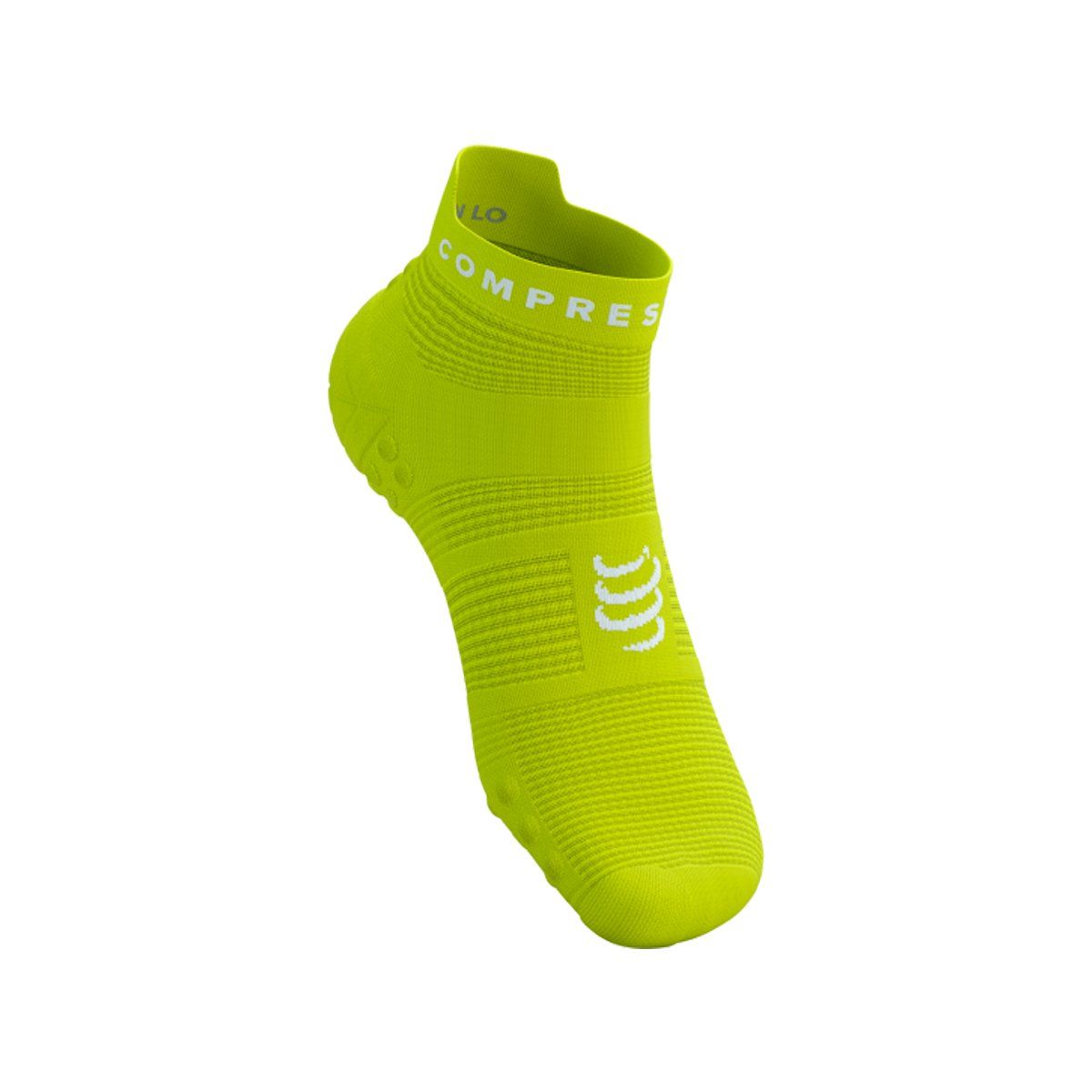 COMPRESSPORT - Calcetín Pro Racing v4.0 Run Low Yellow
