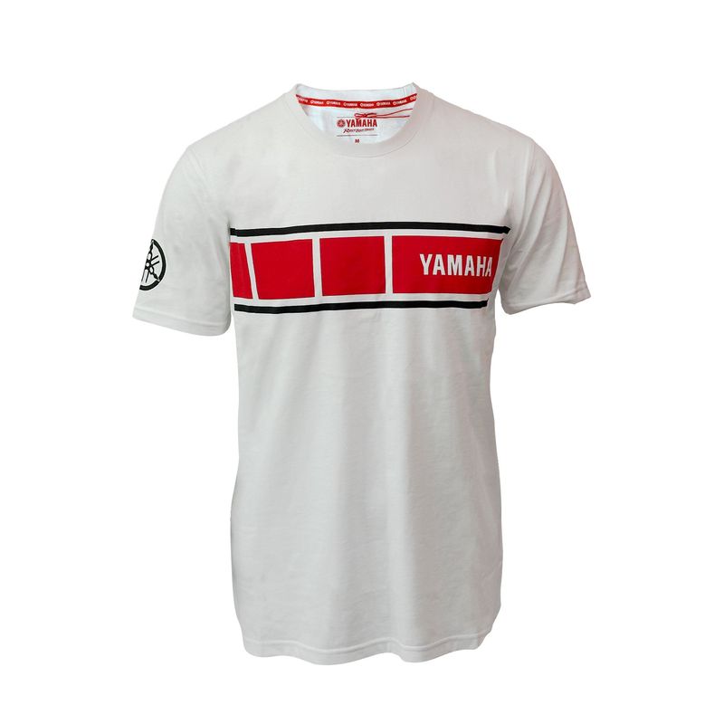 YAMAHA - Polera De Hombre Manga Corta Yamaha Ribbon Blanco