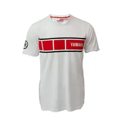 YAMAHA - Polera De Hombre Manga Corta Ribbon Blanco