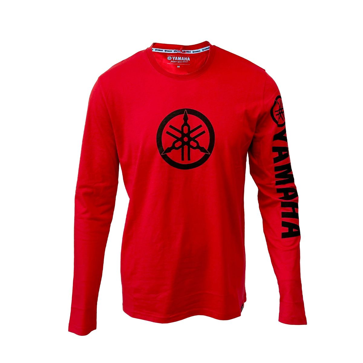 YAMAHA - Polera De Hombre Manga Larga Yamaha Diapasón Roja