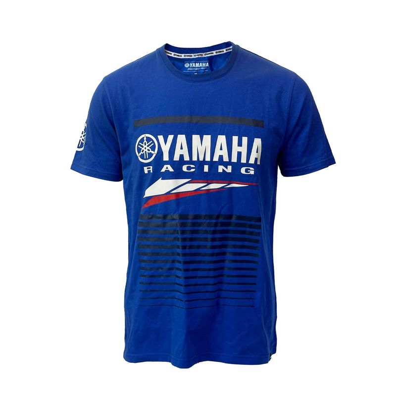YAMAHA - Polera De Hombre Manga Corta Yamaha Racing Azul.-