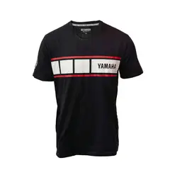 YAMAHA - Polera De Hombre Manga Corta Ribbon Negro