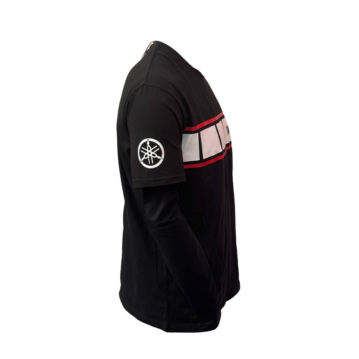 YAMAHA - Polera De Hombre Manga Corta Yamaha Ribbon Negro