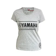 YAMAHA - Polera De Mujer Manga Corta Fact Racing Gris