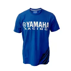 YAMAHA - Polera De Hombre Manga Corta Path Azul.-