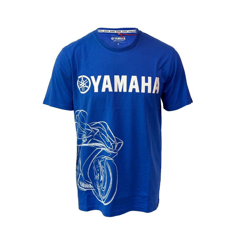 YAMAHA - Polera De Hombre Manga Corta Yamaha Shadow Azul