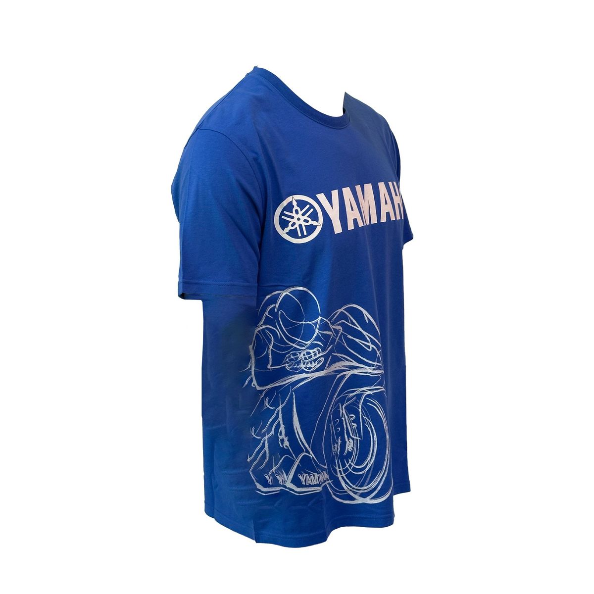 YAMAHA - Polera De Hombre Manga Corta Yamaha Shadow Azul